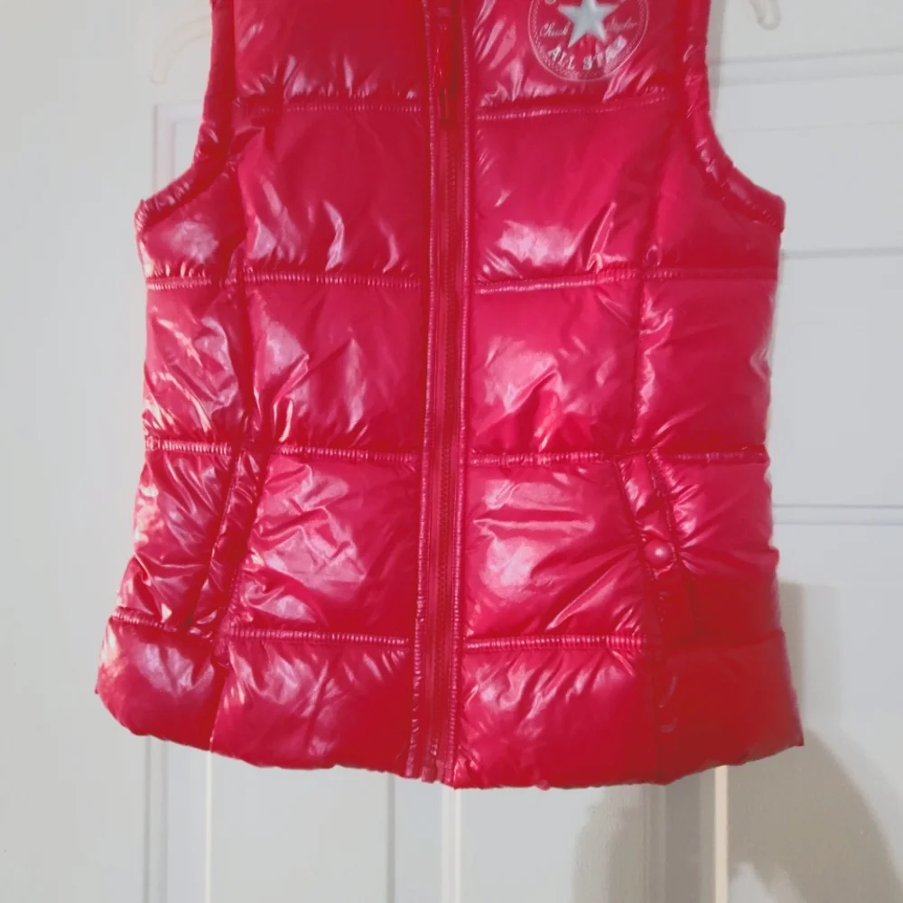 Like New Pink Converse Puffer Vest~10/12~Girls~Spring~Fashion